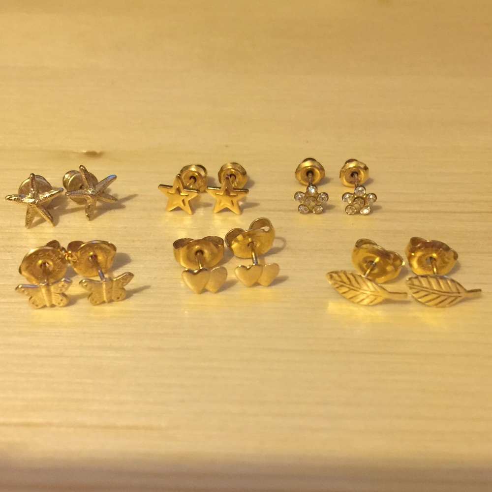 14k Gold Earring Bundle